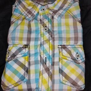 Good Condition Boys Collar Button Up Shirt